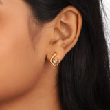 Pear Diamond Leher Studs