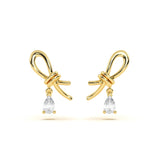 Pear Knot Diamond Drop