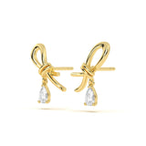 Pear Knot Diamond Drop