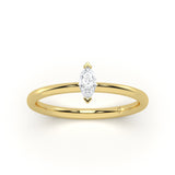 Mini Marquise Diamond Ring