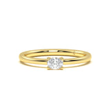 Mini Oval Diamond Ring