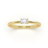 Mini Oval Diamond Ring