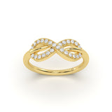 Infinity Solitaire Diamond Ring