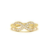 Infinity Solitaire Diamond Ring