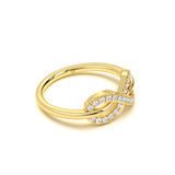 Infinity Solitaire Diamond Ring