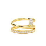 Oval Diamond Band