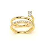 Oval Diamond Band