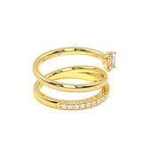Oval Diamond Band