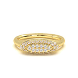 Cluster Pave Diamond Ring