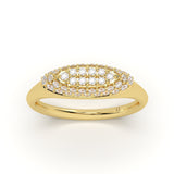 Cluster Pave Diamond Ring
