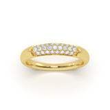 Radiant Pave Diamond Ring