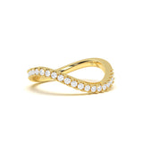 Wave Diamond Generic Ring