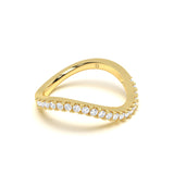 Wave Diamond Generic Ring
