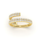 Twin Pave Diamond Band