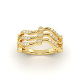 Cascade Diamond Ring