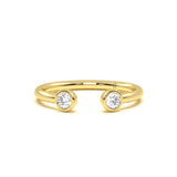 Open Cute Diamond Ring