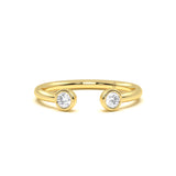 Twin Solitaire Diamond Ring