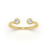 Twin Solitaire Diamond Ring