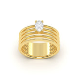 Oval Life Diamond Band