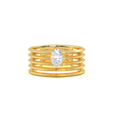 Oval Life Diamond Band