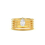 Pear Life Diamond Band