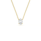 Classic Oval 1 ct Diamond Pendant