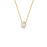 Classic Oval 1 ct Diamond Pendant
