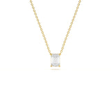 Classic Emerald 1 ct Diamond Pendant