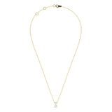 Classic Emerald 1 ct Diamond Pendant