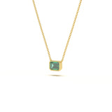 Classic Emerald Pendant Necklace