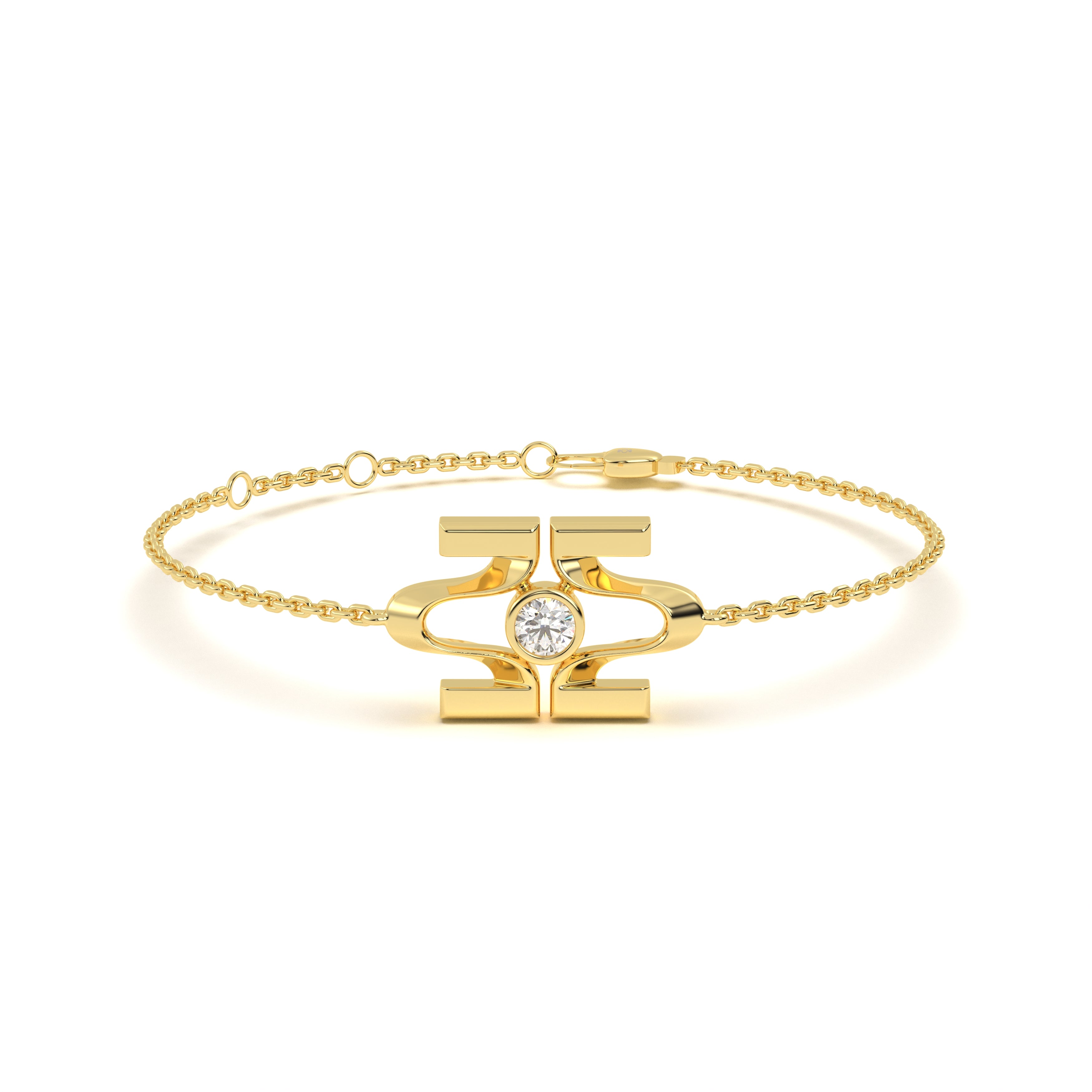MIJA Round Diamond Bracelet