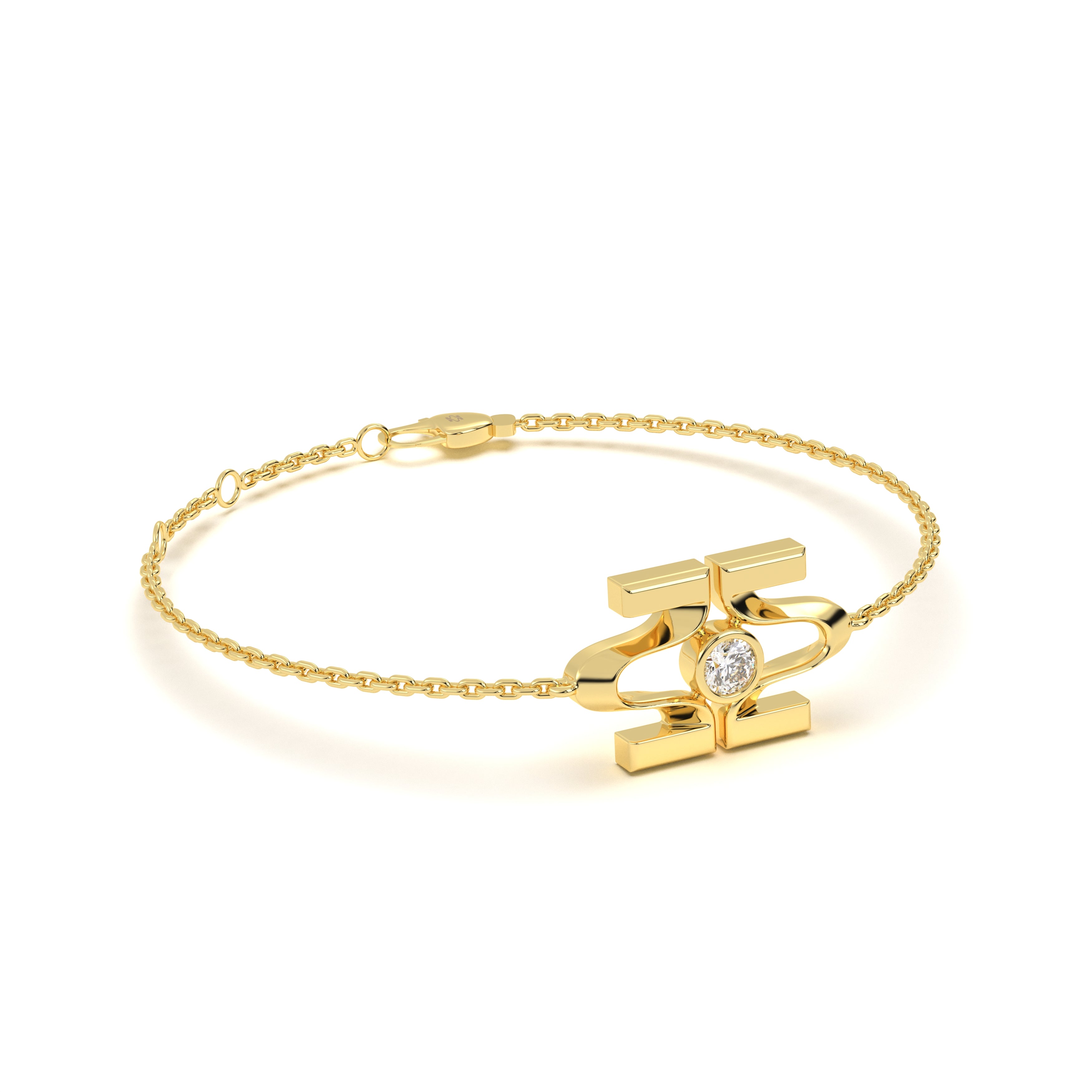 MIJA Round Diamond Bracelet