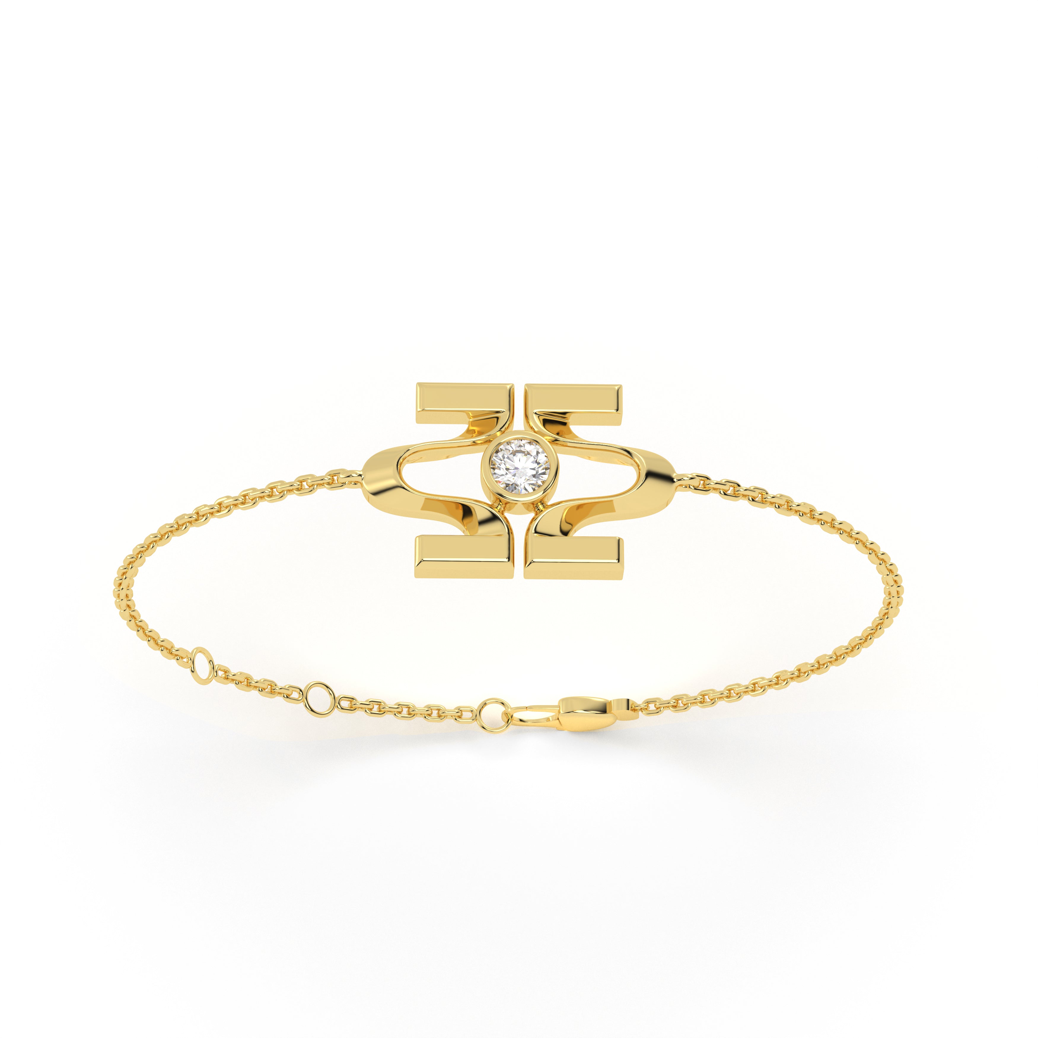 MIJA Round Diamond Bracelet
