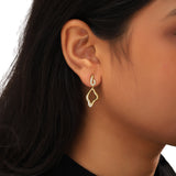 Diamond Studded Flow Earring