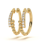 Pavé Diamond Aura Hoop