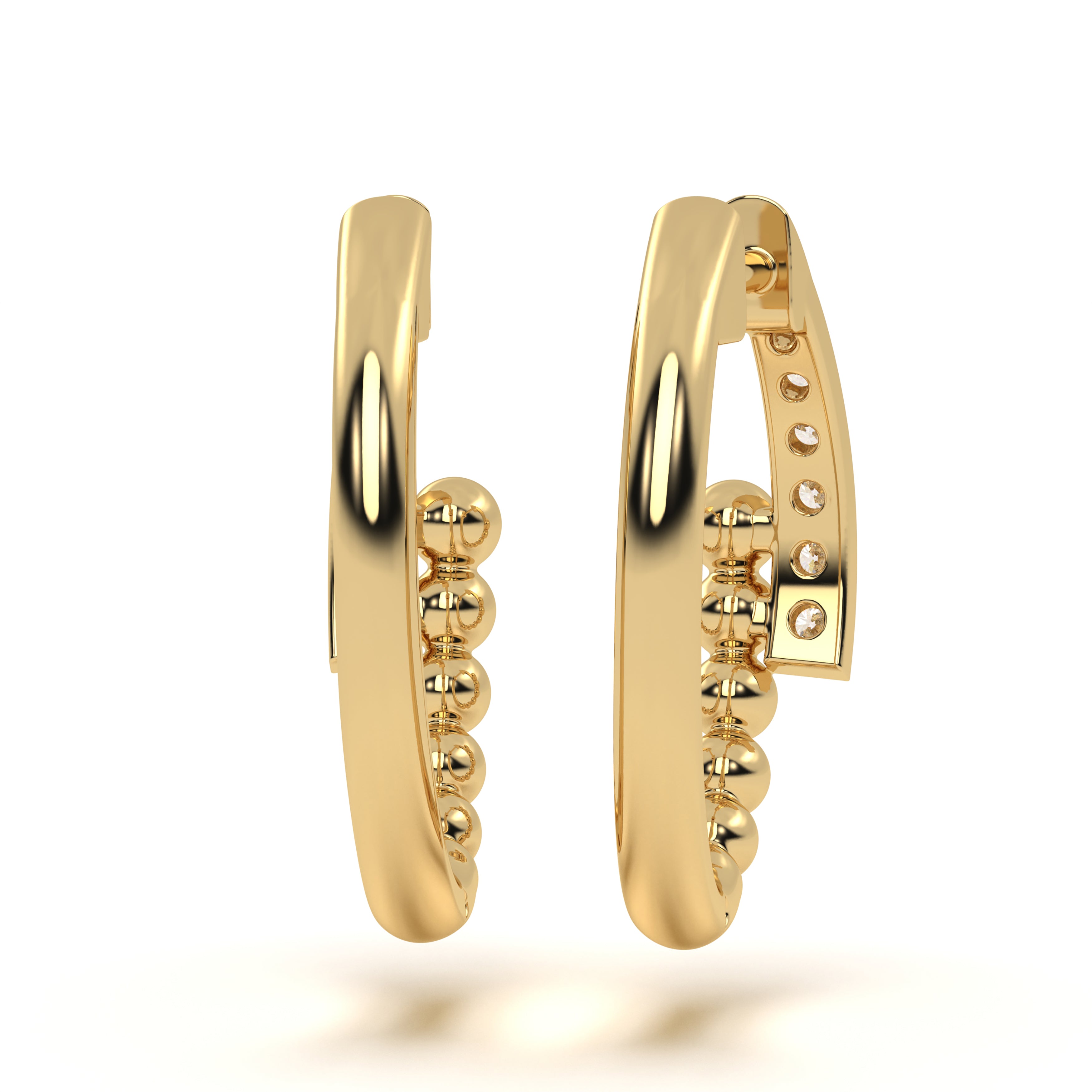 Pavé Diamond Aura Hoop