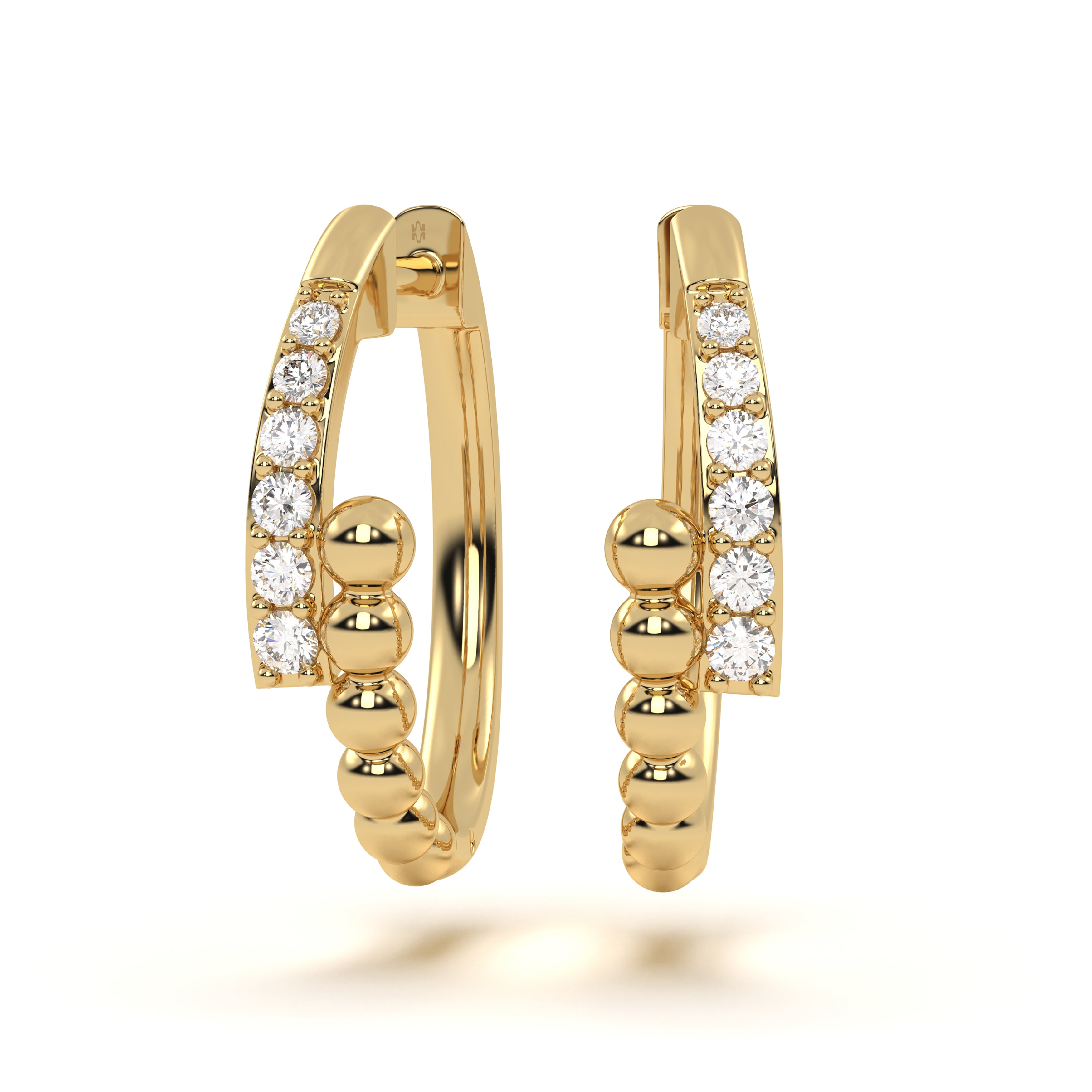 Pavé Diamond Aura Hoop