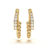Pavé Diamond Aura Hoop