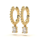 Oval Diamond Aura Hoop