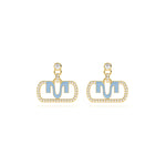MIJA Enamel Diamond Drop