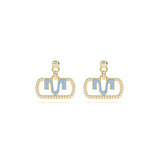MIJA Enamel Diamond Drop