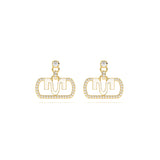 MIJA Enamel Diamond Drop
