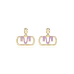MIJA Enamel Diamond Drop
