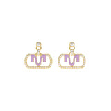 MIJA Enamel Diamond Drop