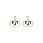 MIJA Enamel Diamond Drop