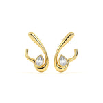 Pear Diamond Leher Drop