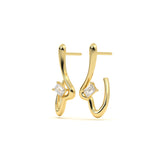 Emerald Diamond Leher Drop