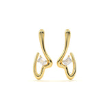 Emerald Diamond Leher Drop
