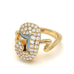 MijaEnamel 'J' Ring 