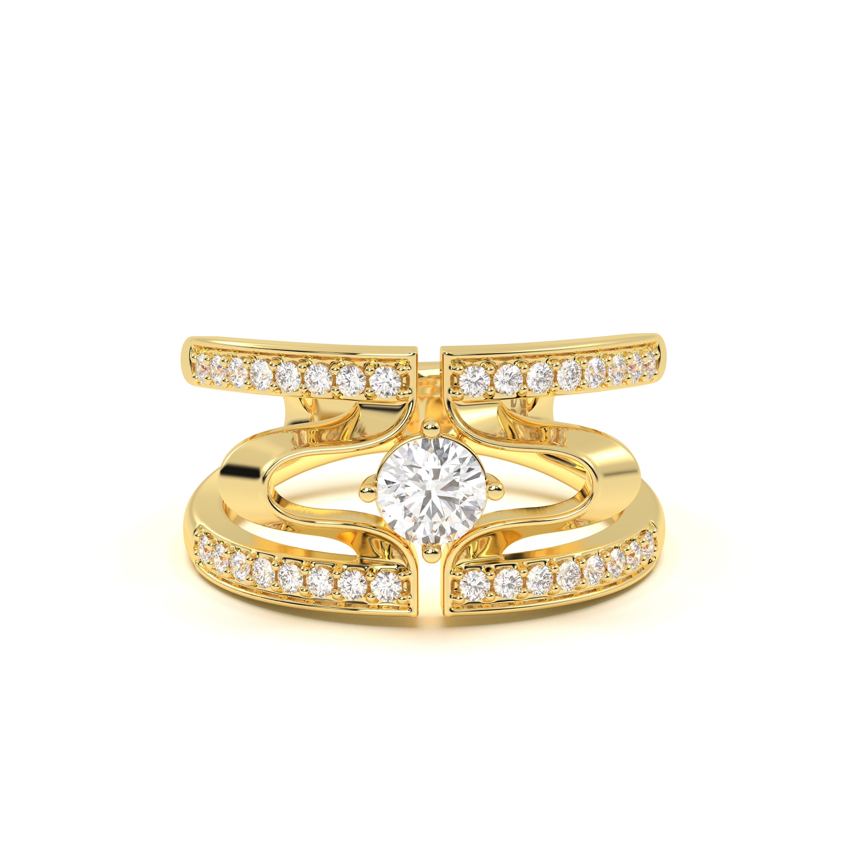 Round Diamond MIJA Ring